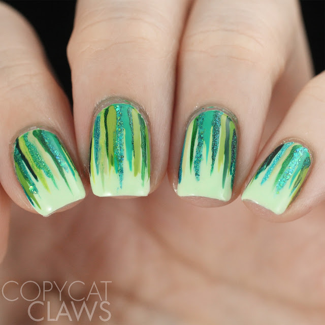 18 Bright Spring Nail Art Ideas in Green Shades - Style Motivation