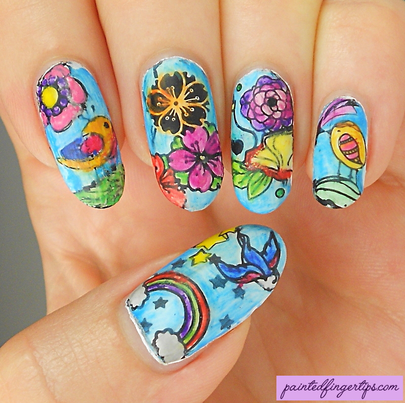 Paper Nails Creative and Fun Nail Art Ideas for Summer Style Motivation