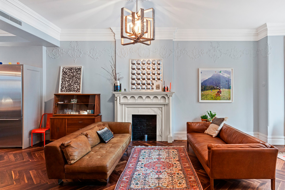 ecclectic interior design living room