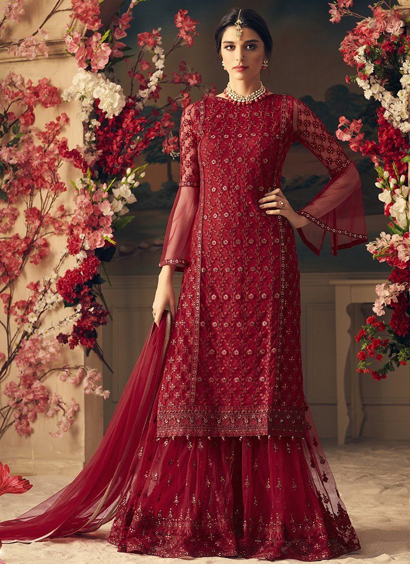 15 Mesmerizing Sharara Suits For Your Indian Wedding - Style Motivation