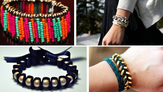 Fashion can be bought, or MADE! 15 DIY Bracelets - fashion, diy, crafts, bracelets