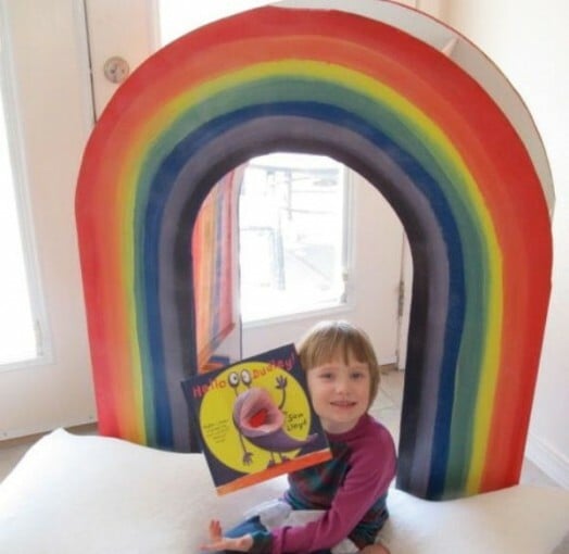 Amazing DIY Rainbow Bookcase For Your Kids - storage for kids books, rainbow bookcase for reading nook, kids reading nooks, kids rainbow bookcase, kids furniture, diy rainbow bookcase, cool idea for reading nook