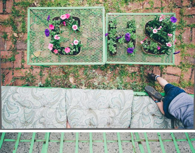 DIY Initial Letter Planters -