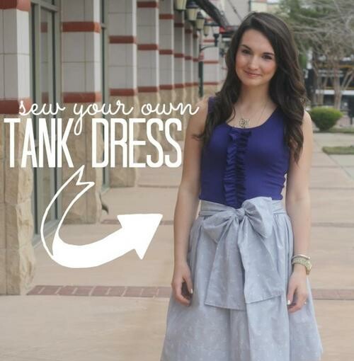 Tank Dress DIY -