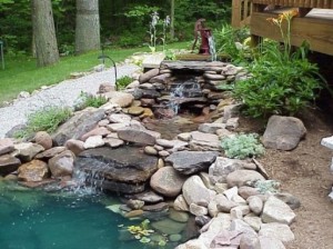 26 Amazing Garden Waterfall Ideas