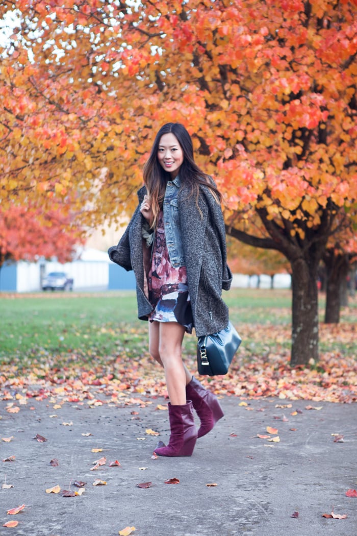 24 Gorgeous Ideas How To Wear Dress And Skirt In Cold Weather 