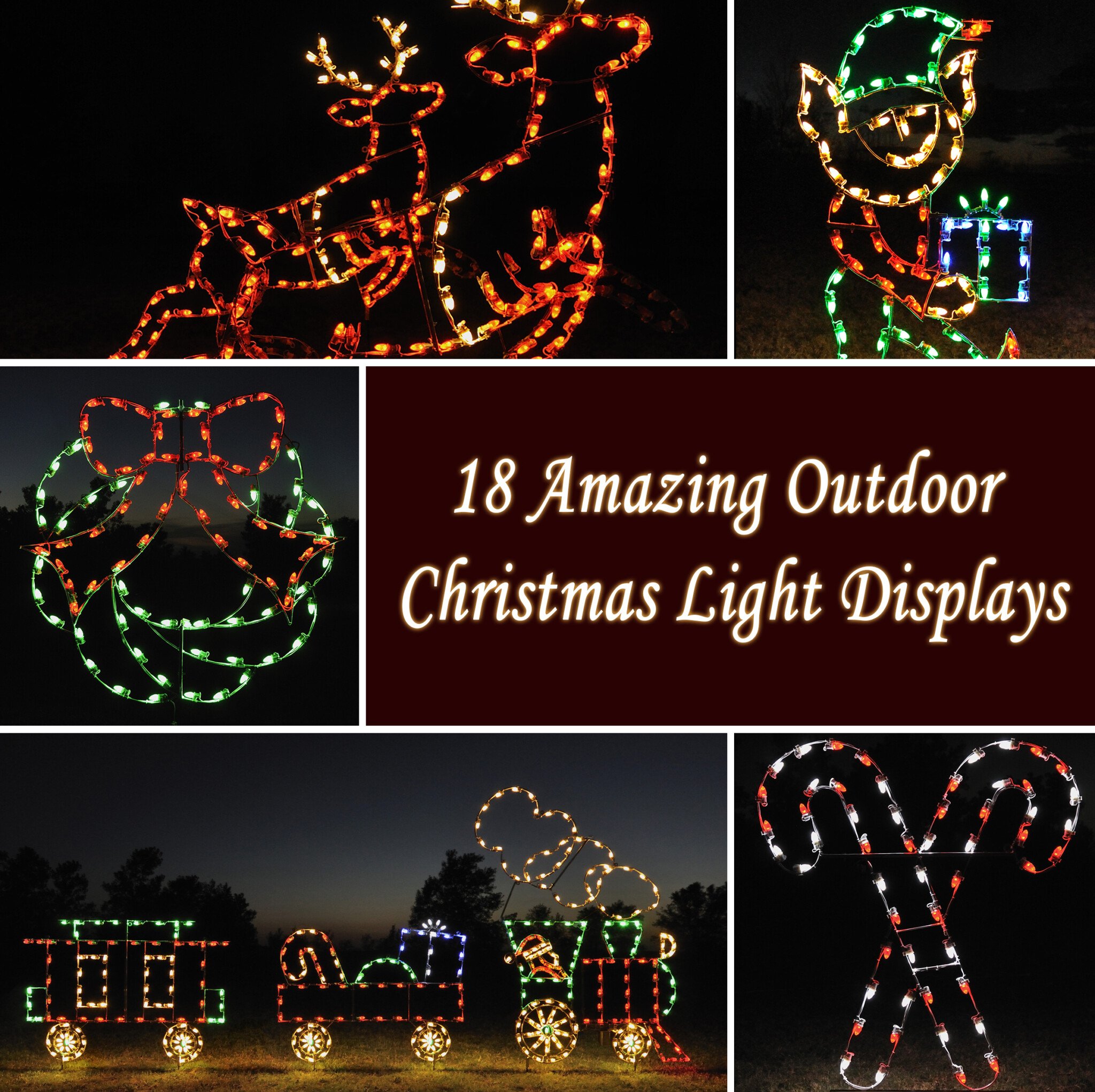 18 Amazing Outdoor Christmas Light Displays