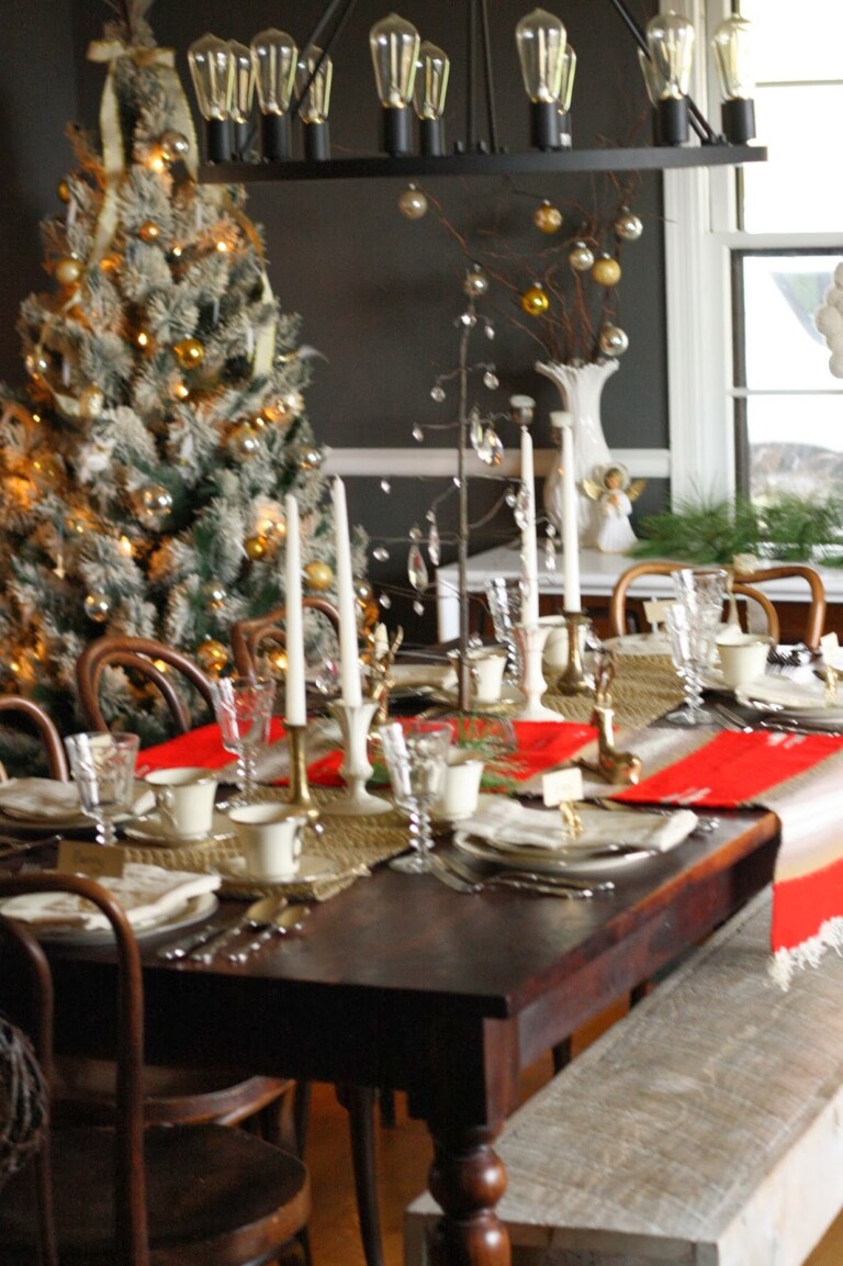 dining table christmas decor ideas