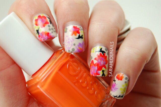 Collection of 23 Beautiful Floral Nail Art Ideas