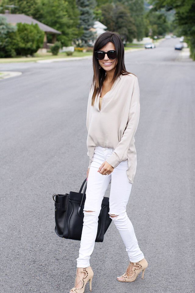 How to Wear White Jeans: 17 Stylish Outfit Ideas
