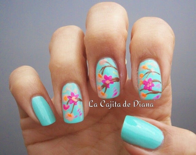 17 Super Cute Mint Nail Art Ideas for Summer