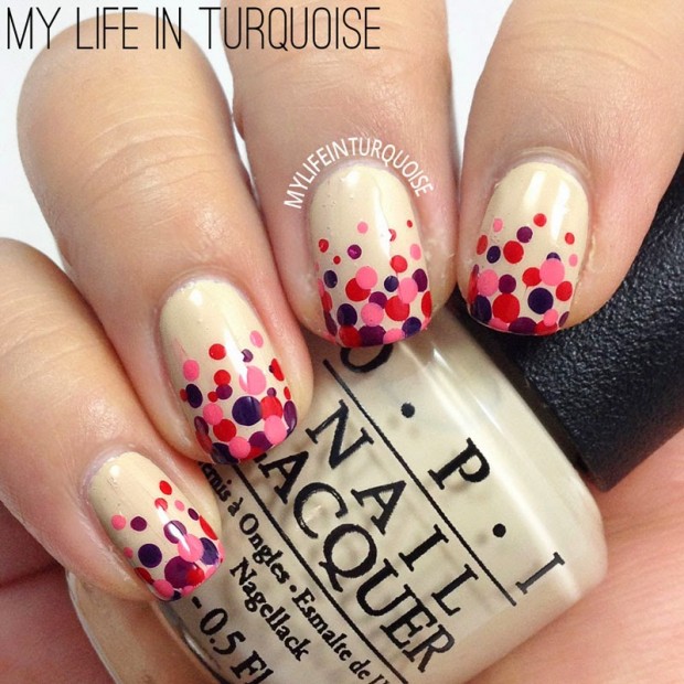 Cute Dots on Your Nails for Adorable Nails Look