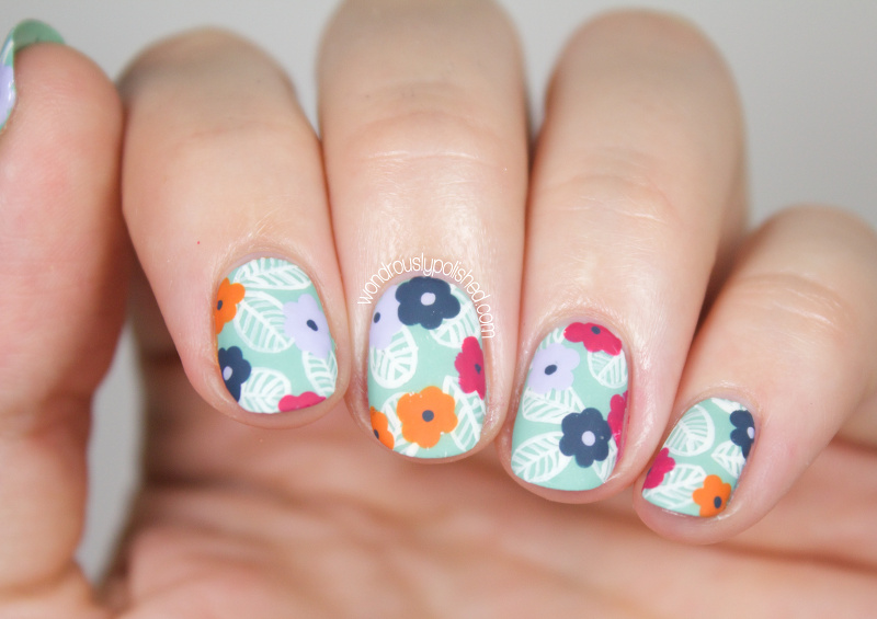 20 Pretty Floral Nail Art Ideas