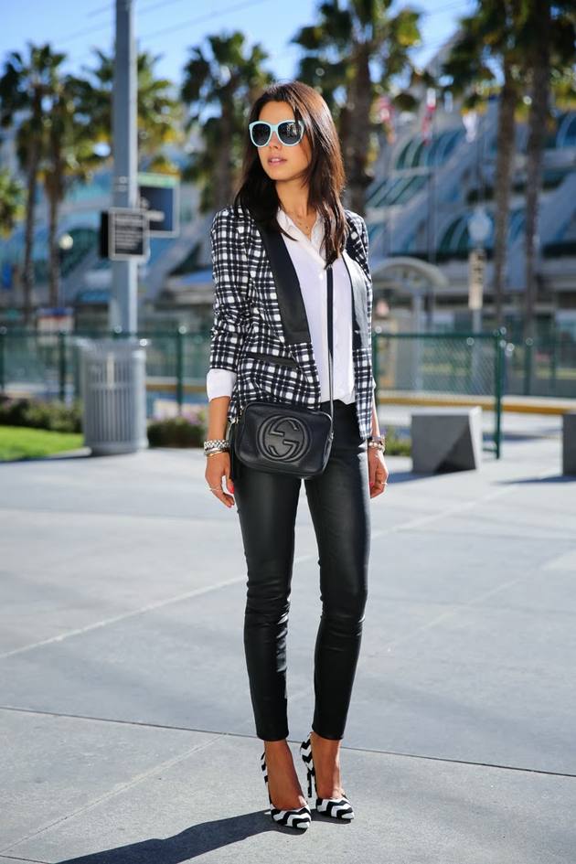 18 Stylish Ways to Wear Leather Pants this Fall