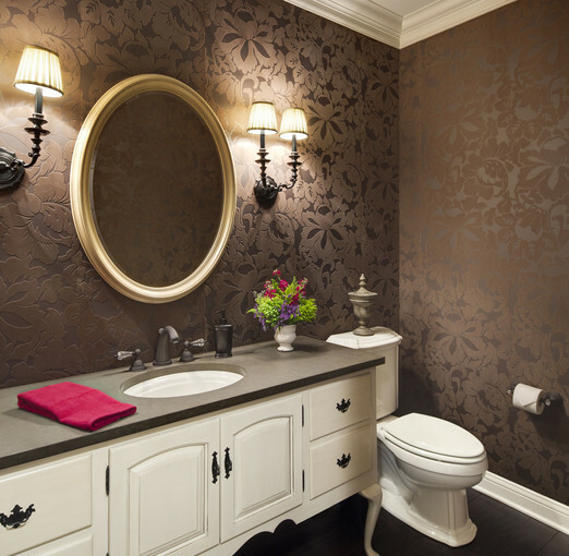 26 Great Ideas to Design and Decor your Powder Room - powder room, bathroom ideas, bathroom design, bathroom