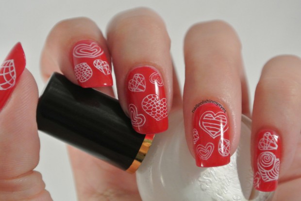 24 Cute Nail Art Ideas for Valentine\'s Day