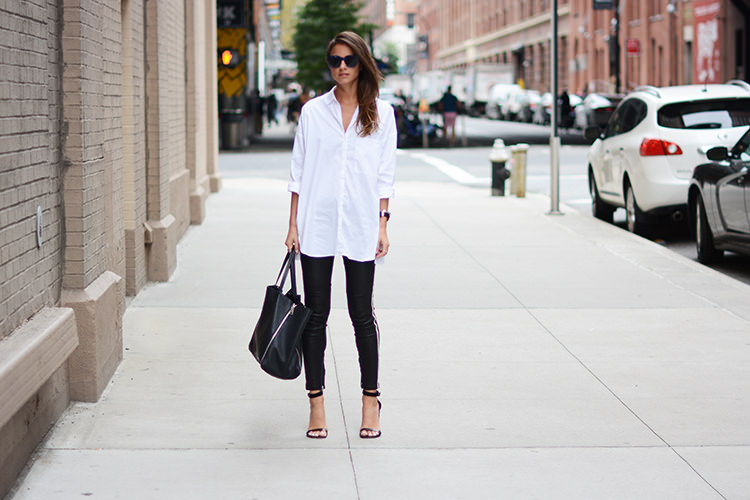black and white elegant outfit