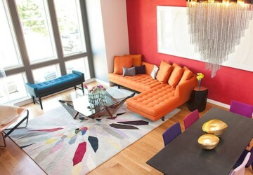 20 Bright and Colorful Living Room Ideas - living room design, living room decorating, living room decor, Living room, energetic, Colorful, color, bright