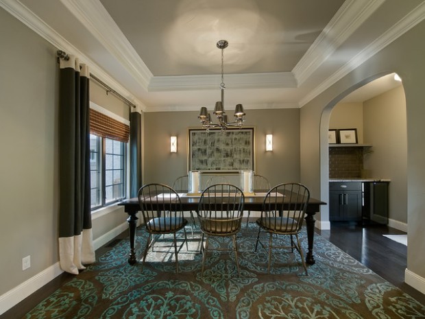 painting tray ceiling dining room