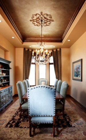 20 Amazing Dining Room Design Ideas with Tray Ceiling