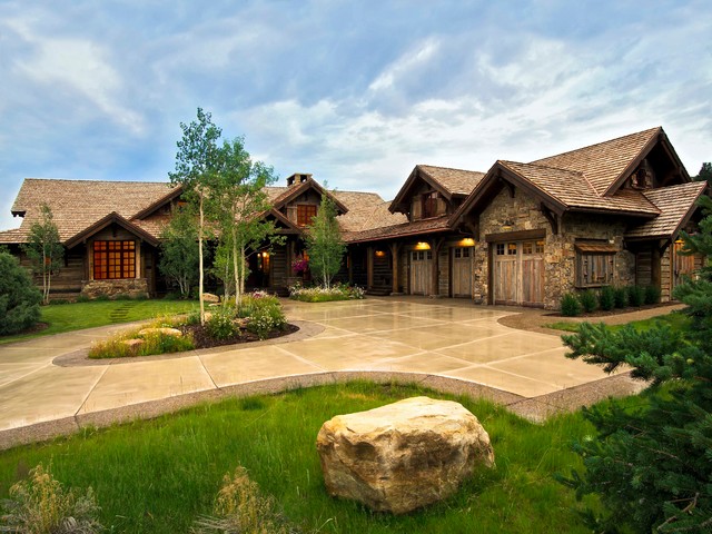 17 Rustic Mountain House Exterior Design Ideas