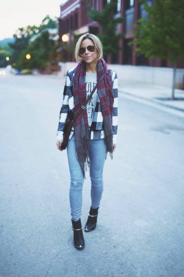 casual outfits with ankle boots