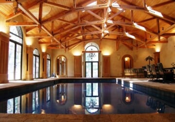 20 Luxury Indoor Swimming Pool Designs For A Delightful Dip - swimming pools, Luxurious, indoor swimming pool, indoor design