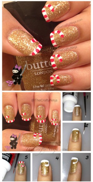 16 Creative and Easy DIY Christmas Nail Art Ideas and Tutorials