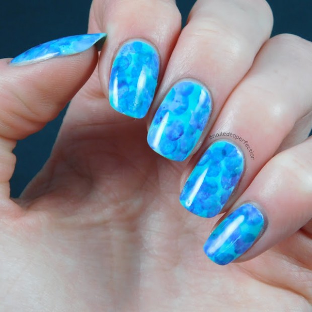 Winter Blue: 16 Lovely Nail Art Ideas