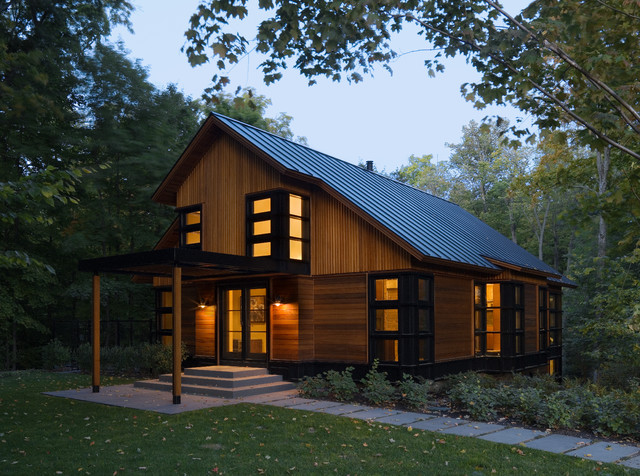 20 Amazing Wooden Mountain Cabin Exterior Designs