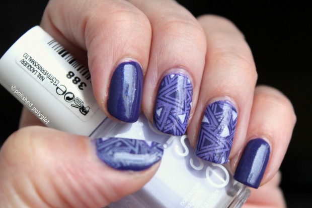 20 Lovely Nail Art ideas- Three Shades of Purple on Your Nails