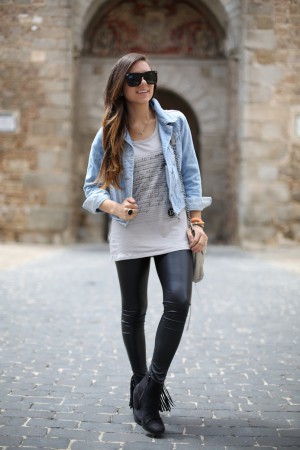 How to Style Denim Jacket this Spring: 20 Stylish Outfit Ideas (part 1)