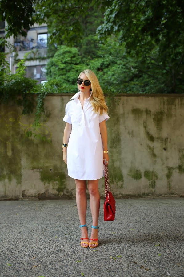 casual white dress outfit