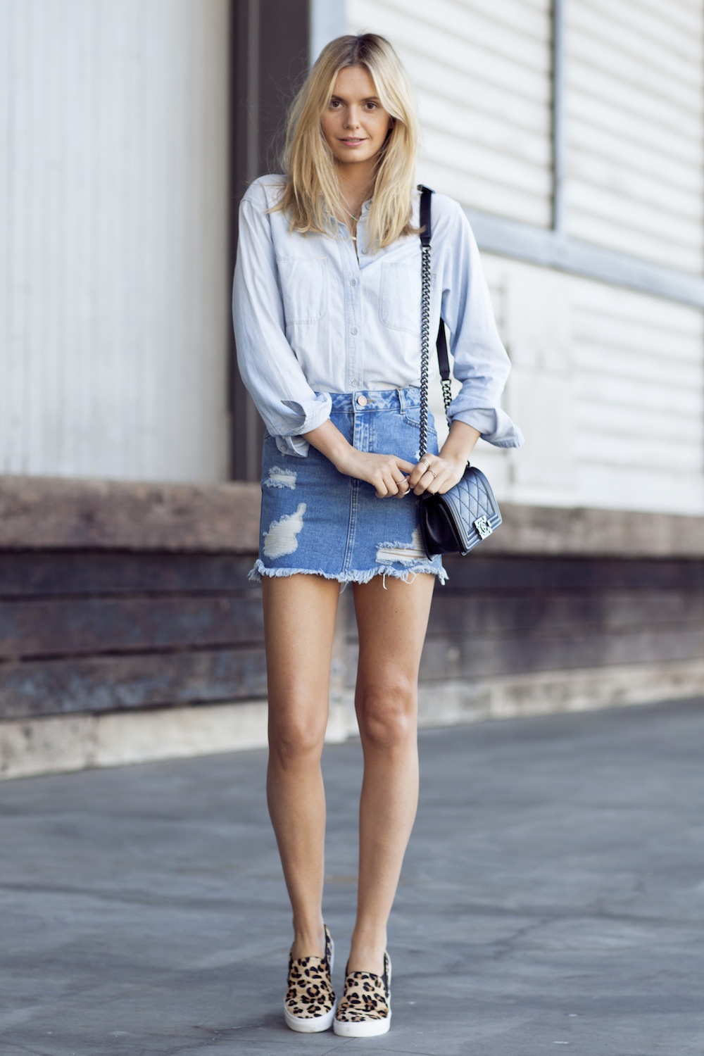 Lovely Denim Skirt Outfit Ideas For Summer