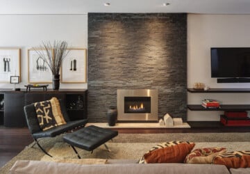 18 Stunning Design Ideas for Fireplace Wall - living room fireplaces, Fireplaces Design Ideas, Fireplace Wall, fireplace design, bedroom fireplace