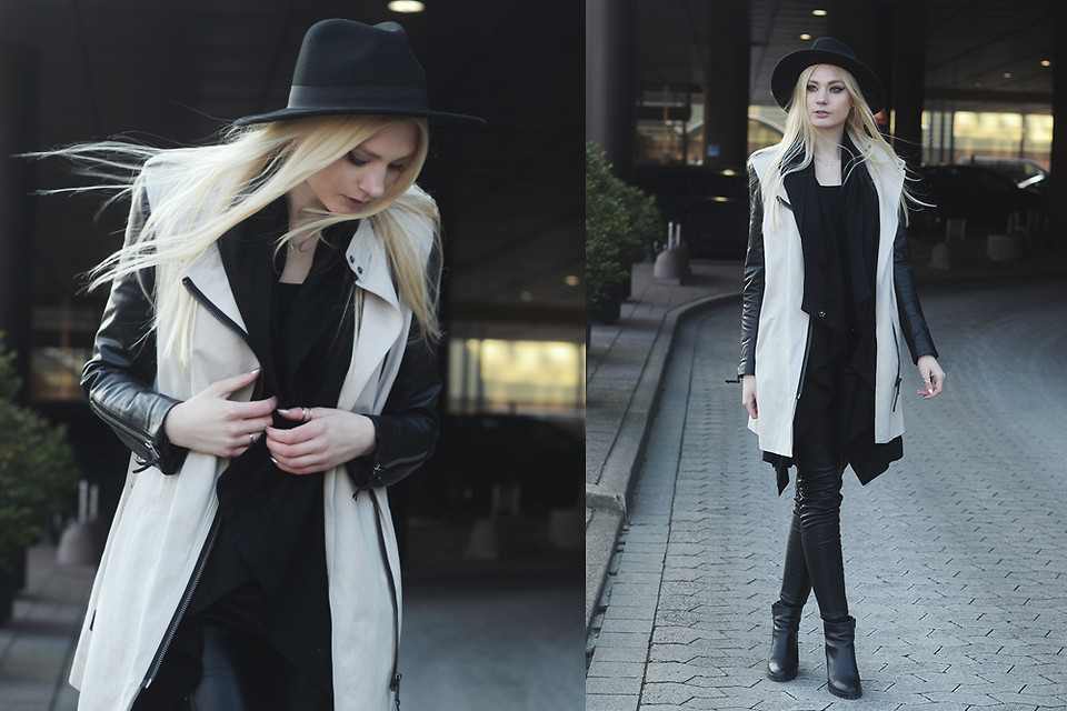 18 Chic Fall Outfit Ideas with A Black Hat