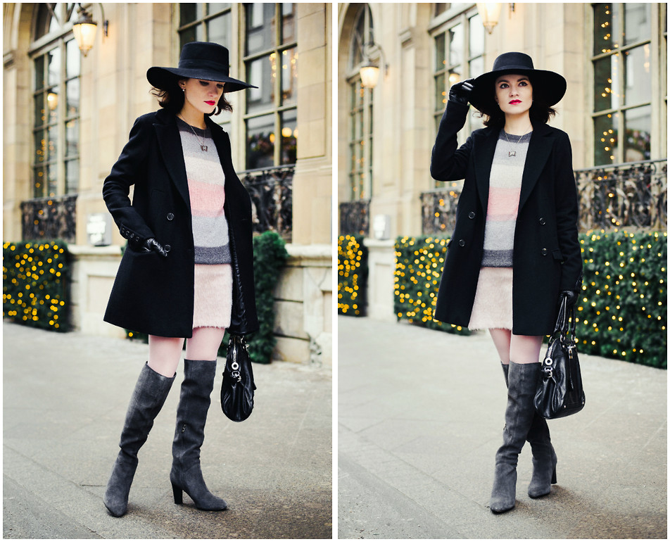 18 Chic Fall Outfit Ideas with A Black Hat