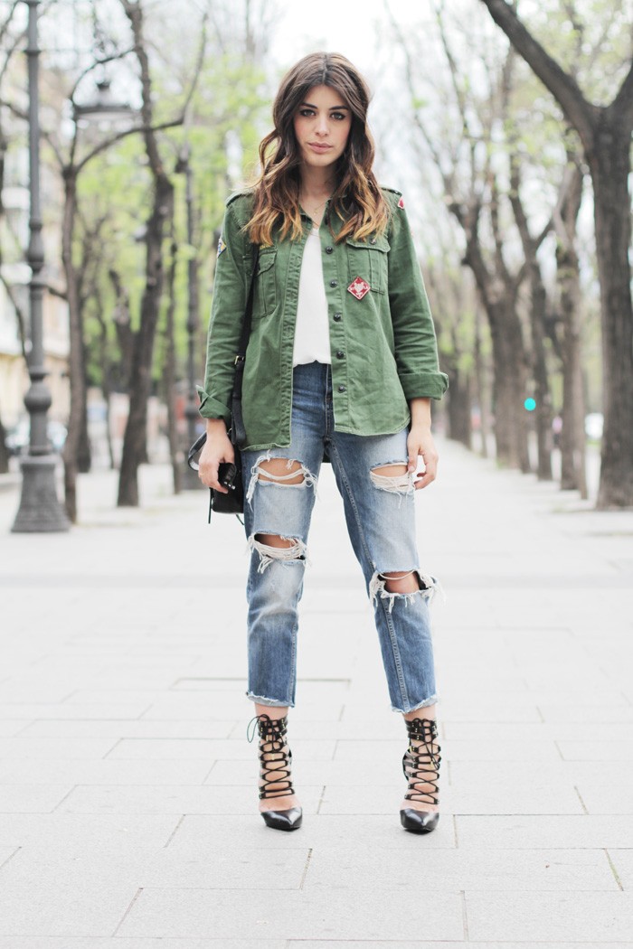 How To Wear The Military Jacket: 17 Amazing Outfit Ideas