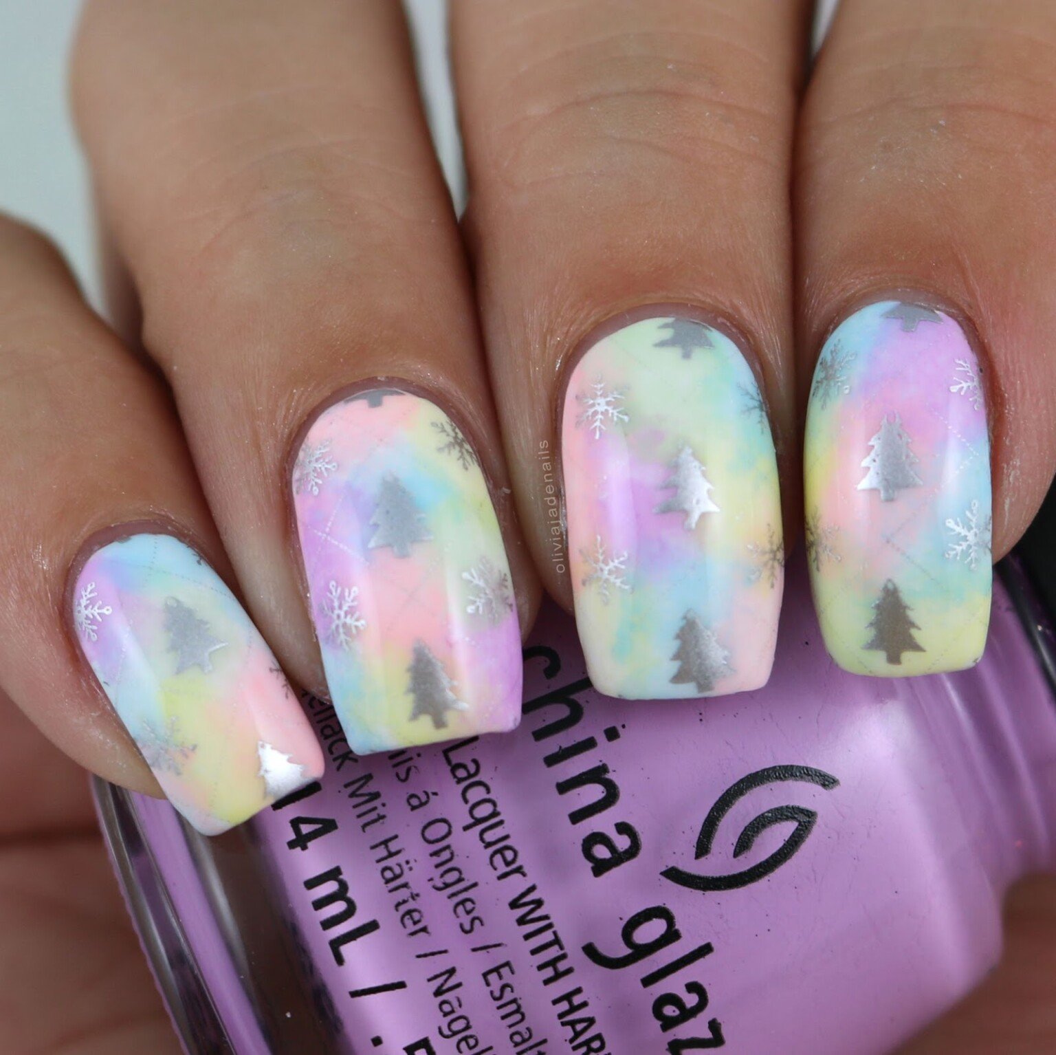 16 Pastel Winter Inspired Nail Art Ideas