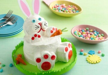 18 Creative and Sweet Ideas for Easter Bunny Cake - Easter recipes, Easter desserts, Easter decor, Easter Cake, Easter Bunny Cake, diy Easter