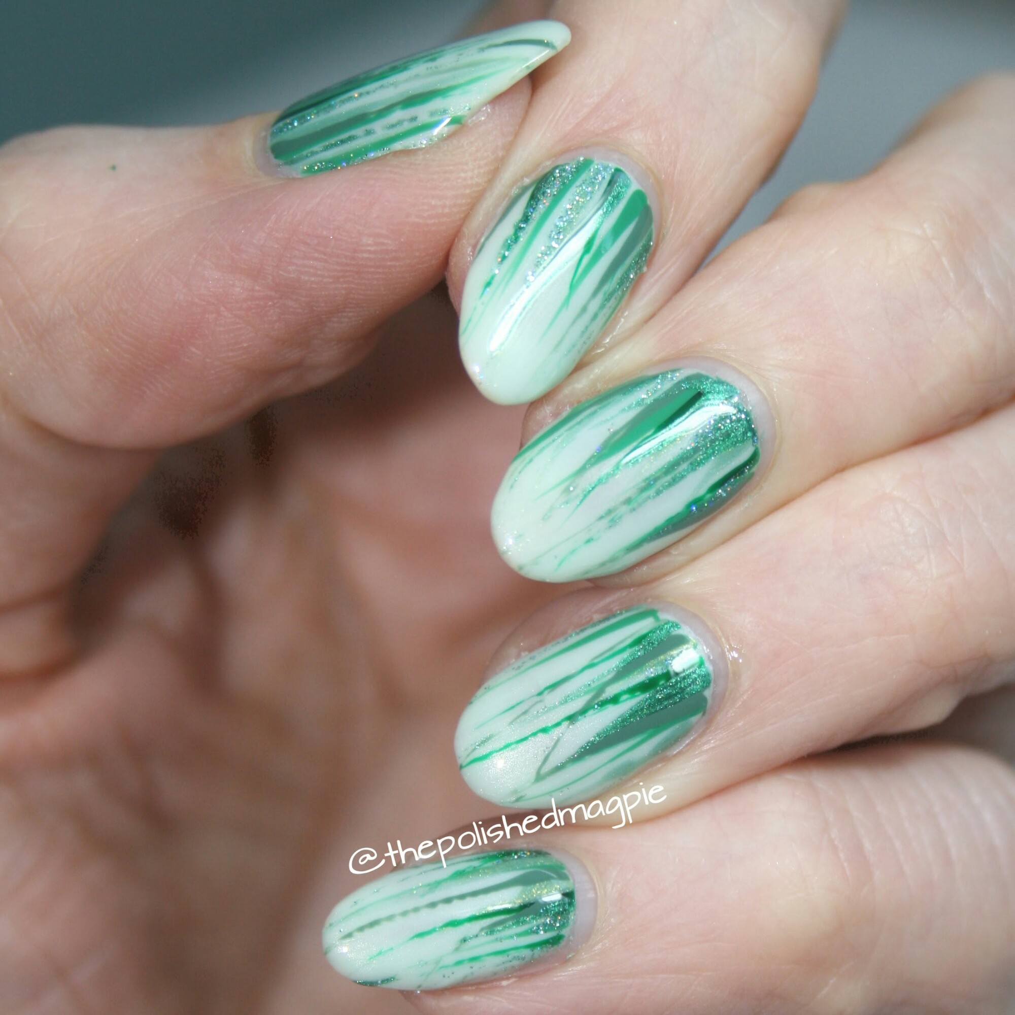 18 Bright Spring Nail Art Ideas in Green Shades