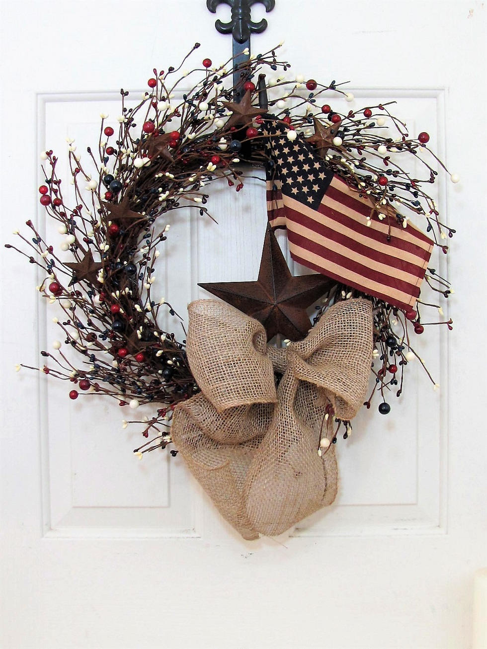 15 Patriotic Handmade Wreath Designs For 4th Of July