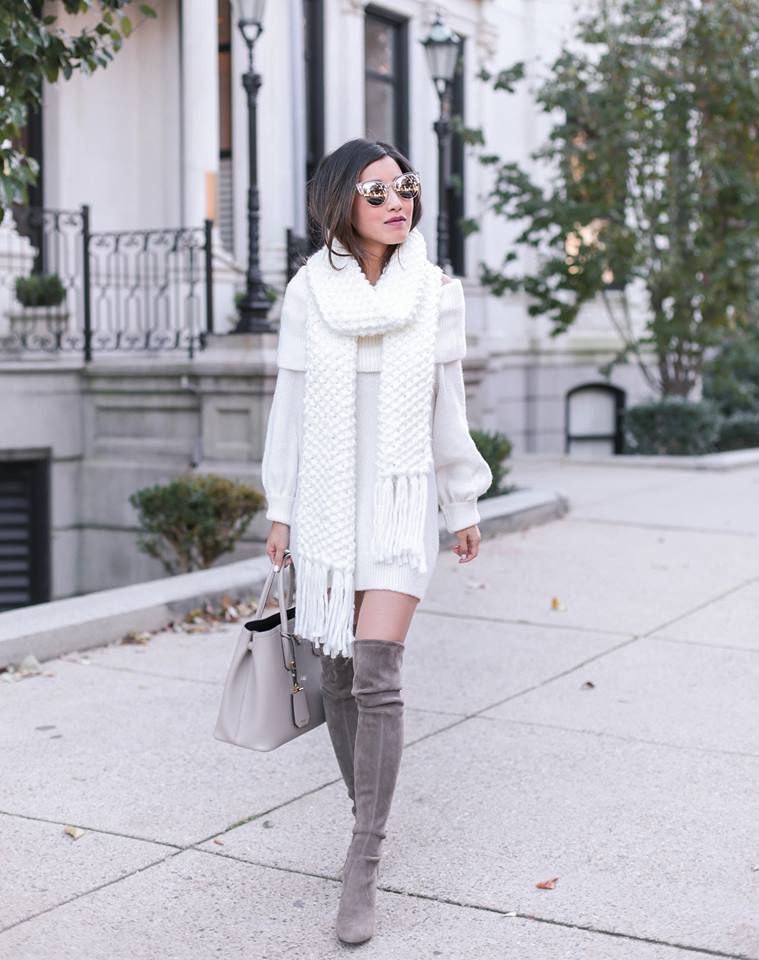 17 Casual Dress Outfit Ideas for Winter Days