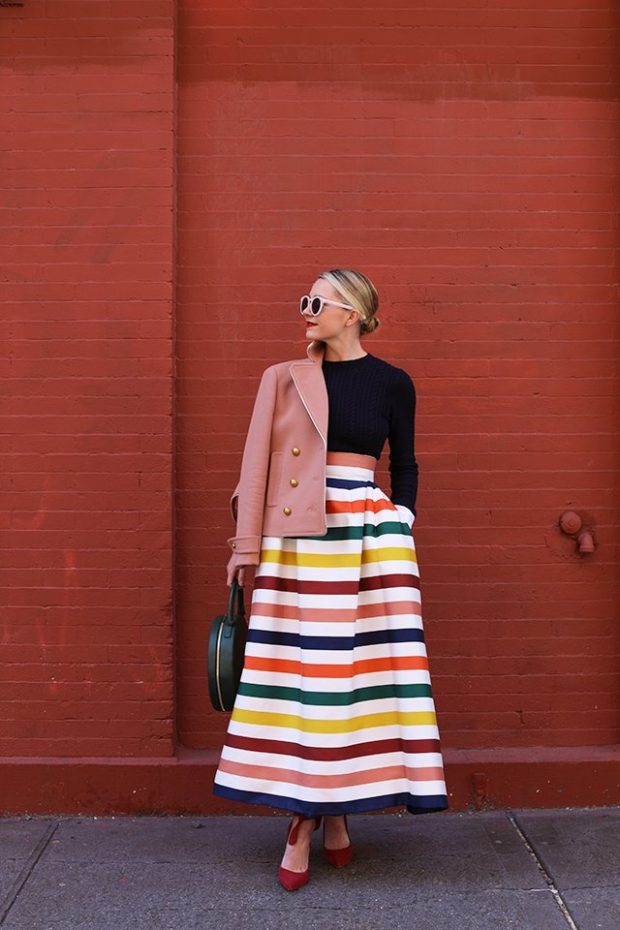 Spring 2018 Skirt Trends - Maxi and Midi Skirt Styles