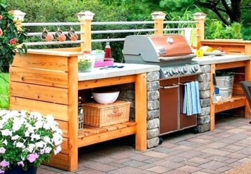 DIY Outdoor Kitchens and Grilling Stations - Grilling Stations, DIY Outdoor Kitchen, diy outdoor, diy kitchen, diy Grilling