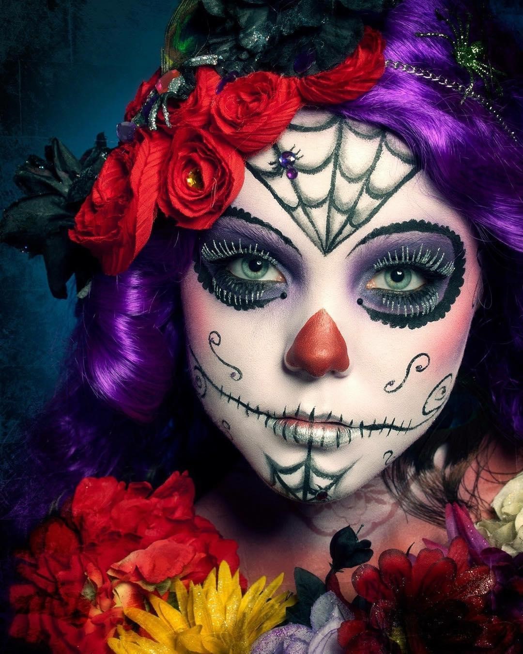 An Easy Way to Style Sugar Skull Makeup for Day of The Dead