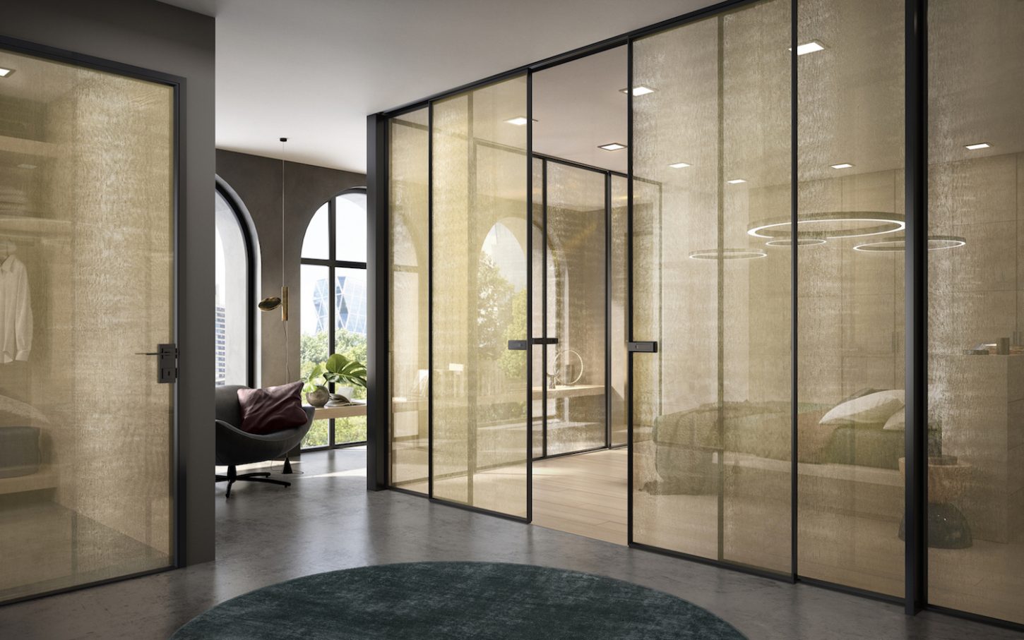 Amazing Benefits Of Commercial Glass Doors   Ambiente RETE GOLD E1542796566556 