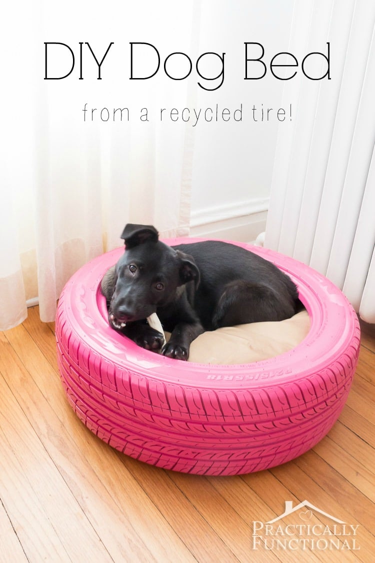 Up-cycled Tire Dog Bed