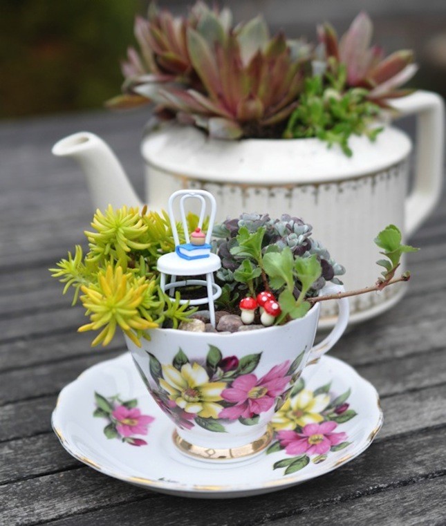 Have A DIY Fairy Garden Tea Party
