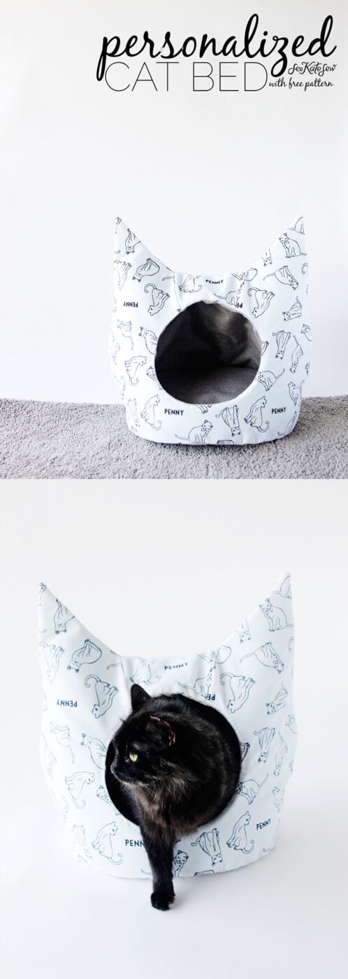 Quirky Cat-shaped Kitty Bed